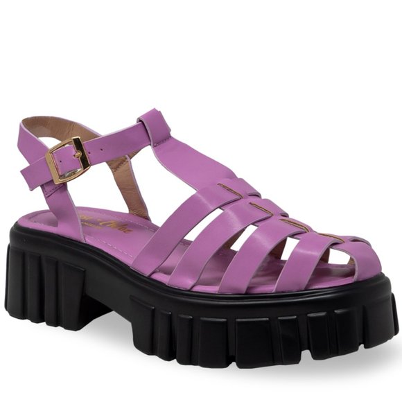 Women 's Platform Wedge Sandals Open Toe Adjustable Ankle Strap Chunky Heels - Picture 2 of 4